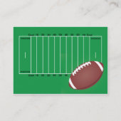 Fußball - mollig visitenkarte (Rückseite)