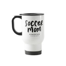 Fußball-Mom trendiger schwarzer Typ personalisiert