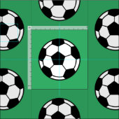 Fußball-Motiv-Gewebe für Quilters Stoff (Kachel)