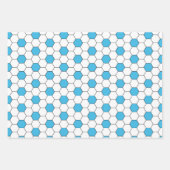 Fußball-Muster Geschenkpapier Set (Vorderseite 3)