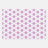 Fußball-Muster Geschenkpapier Set (Vorderseite 2)