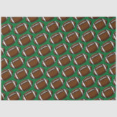 Fußball Muster Green Sports Player Team Spielfan Seidenpapier (Vorderseite)