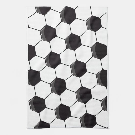 Fußball-Muster Handtuch (Vertikal)