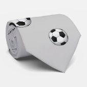 Fußball-Muster Krawatte (Gerollt)