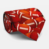 Fußball-Muster Krawatte (Gerollt)