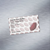 Fußball-Muster Magnetische Visitenkarte (Beispiel)