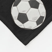 Fußball-Muster Name Jersey Sports Fleecedecke (Ecke)