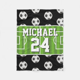 Fußball-Muster Name Jersey Sports Fleecedecke