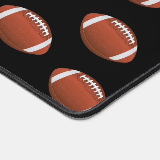 Fußball-Muster, personalisieren Sie den feinen Nam Schreibtischunterlage (Ecke)