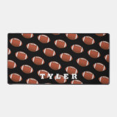 Fußball-Muster, personalisieren Sie den feinen Nam Schreibtischunterlage (Vorderseite)