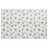 Fußball-Muster Schwarzweiss Stoff (Fat Quarter (45,7 x 55,9 cm))