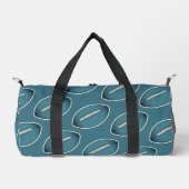 Fußball-Muster-Screwball-Grafiken Duffle Bag (Vorderseite)