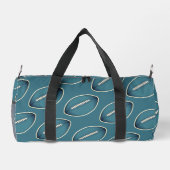 Fußball-Muster-Screwball-Grafiken Duffle Bag (Rückseite)
