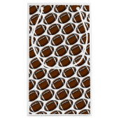 Fußball-Muster Sportteam Trainer Fans Kleine Geschenktüte (Rückseite)