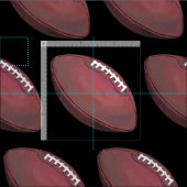Fußball-Muster Stoff (Kachel)
