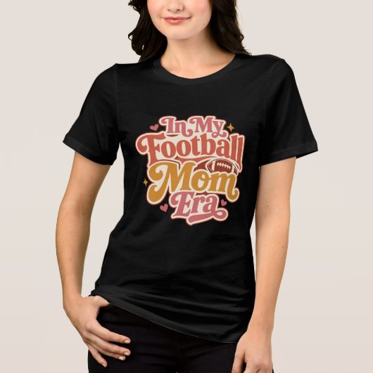 Fußball-Mutter-Ära Tri-Blend Shirt (Vorderseite)