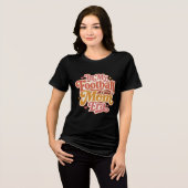 Fußball-Mutter-Ära Tri-Blend Shirt (Vorderseite voll)