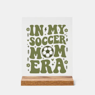 Fußball-Mutter-Ära Vintage-Sport-Mutter-Shirt-Desi Acrylschild