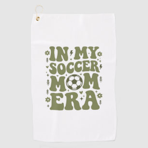 Fußball-Mutter-Ära Vintage-Sport-Mutter-Shirt-Desi Golfhandtuch