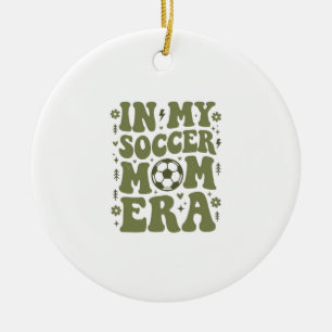 Fußball-Mutter-Ära Vintage-Sport-Mutter-Shirt-Desi Keramik Ornament