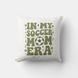 Fußball-Mutter-Ära Vintage-Sport-Mutter-Shirt-Desi Kissen