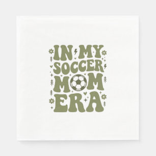 Fußball-Mutter-Ära Vintage-Sport-Mutter-Shirt-Desi Serviette