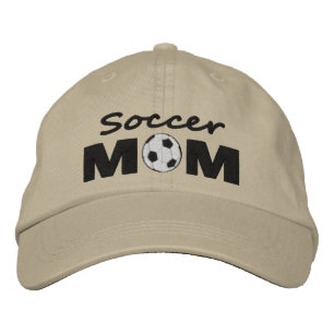 Fußball-Mutter bestickte Mütze Baseballkappe