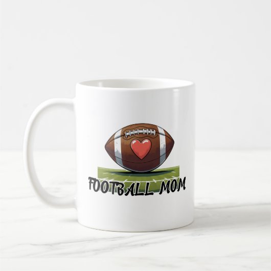 Fußball-Mutter-Keramik-Tasse | Perfektes Geschenk Kaffeetasse (Links)