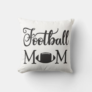 Fußball-Mutter-Kissen - Fußball-Fan, Schwarz Weiß Kissen