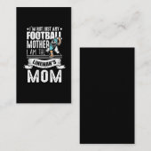 Fußball-Mutter Lineman Mama Son Proud Visitenkarte (Vorne/Hinten)