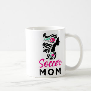 Fußball-Mutter-Outfits Lustige Fußball-Mutter Mama Kaffeetasse