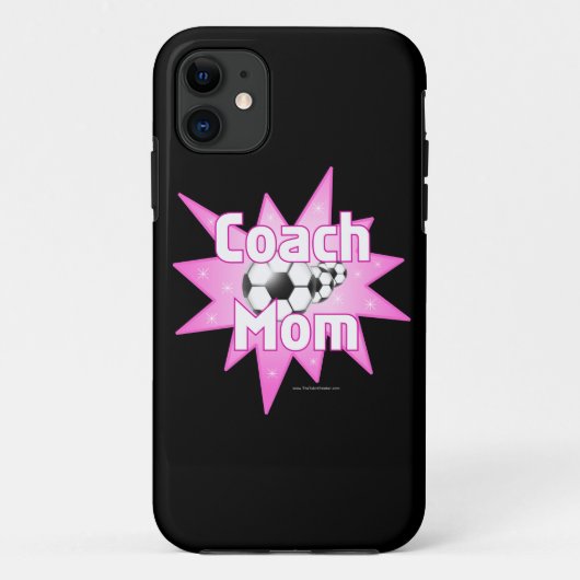 Fußball-Mutter-Trainerin Case-Mate iPhone Hülle (Rückseite)