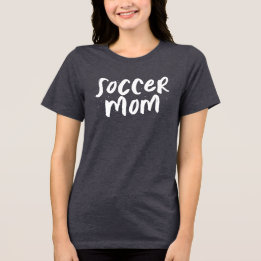 Fußball-Mutter trendig stilvoll Tri-Blend Shirt