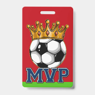 Fußball-MVP-Abzeichen Ausweis