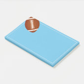 Fußball nach den Notizen (angewinkelt)