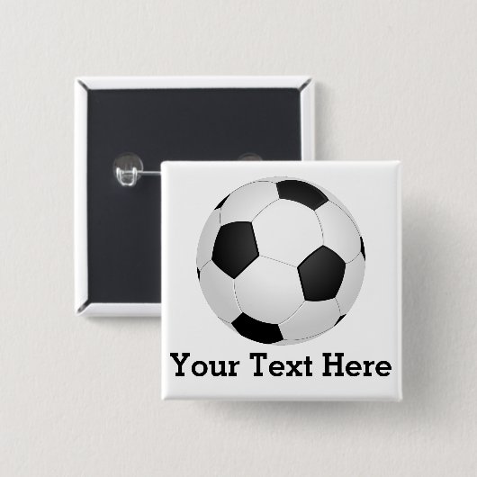 Fußball - Name hinzufügen Button (Vorne & Hinten)