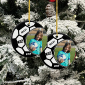 Fußball Name Jersey Nummer Foto Keepake Keramik Ornament