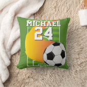 Fußball Name Jersey Nummer Sport Kissen (Decke)