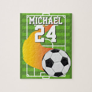 Fußball Name Jersey Nummer Sport Puzzle
