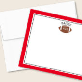 Fußball Name & Nummer Grüne Rote Stationierung Mitteilungskarte