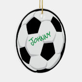 Fußball NAME TEAM JAHR Personalisierte Ornamente (Rechts)