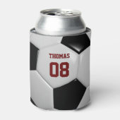 Fußball Name und Personalisierte Nummer können küh Dosenkühler (Kanne Vorderseite)