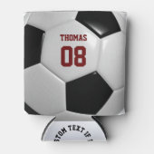 Fußball Name und Personalisierte Nummer können küh Dosenkühler (Vorderseite)