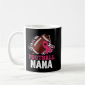 Fußball Nana Pink Ribbon Brustkrebs Bewusstsein Kaffeetasse (Links)