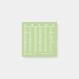 Fußball-Neigung Post-it Klebezettel