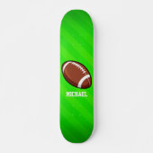 Fußball; Neon Green Stripes Skateboard (Vorne)