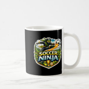 Fußball Ninja Lustiger Fußballspieler Liebhaber Wi Kaffeetasse