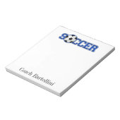 Fußball-Note Pad Notizblock (Rotiert)