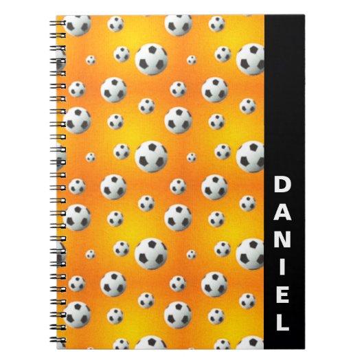 Fußball-Notebook Notizblock (Vorderseite)