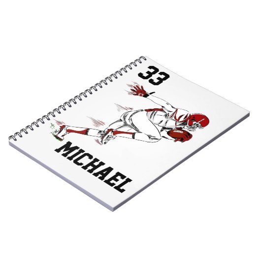 Fußball-Notebook Notizblock (Linke Seite)